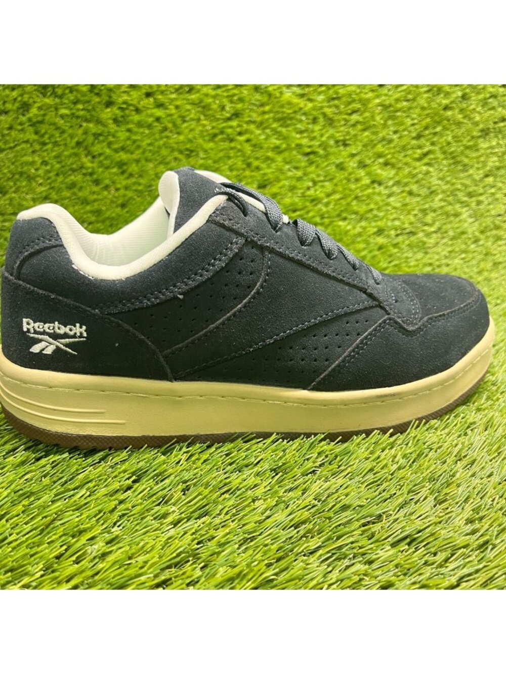 Reebok Soyay Womens Size 8.5 Mens 6.5 Navy Blue Composite Toe Safety Work Shoes